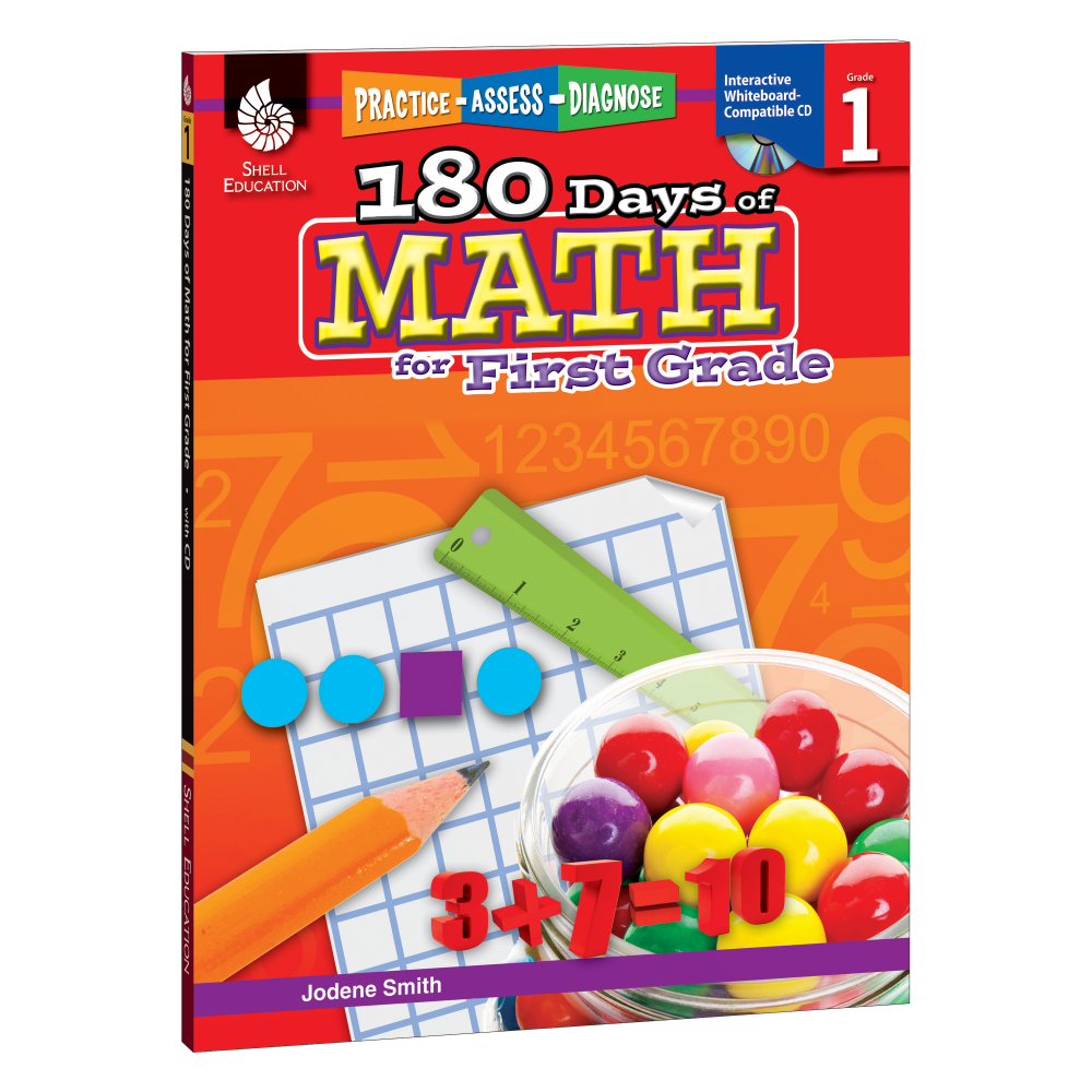 Shell Education 180 Days of Math Practice, Grade 1