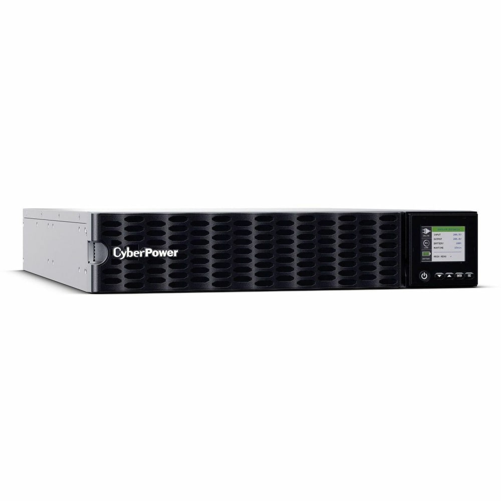 CyberPower OL6KRTHD Smart App Online UPS Systems - 6000VA/6000W, 200 - 240 VAC, Hardwire Terminal (NEMA L6-30P power cord included), 2U, Rack / Tower, Sine Wave, 4 Outlets, LCD, PowerPanel Business, $300000 CEG, 3YR Warranty