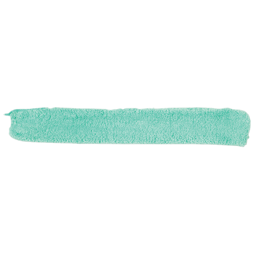 Rubbermaid Commercial Wand Duster Replacement - Green - MicroFiber - 0.8in Height x 3.2in Width x 22.7in Length - 1 Each