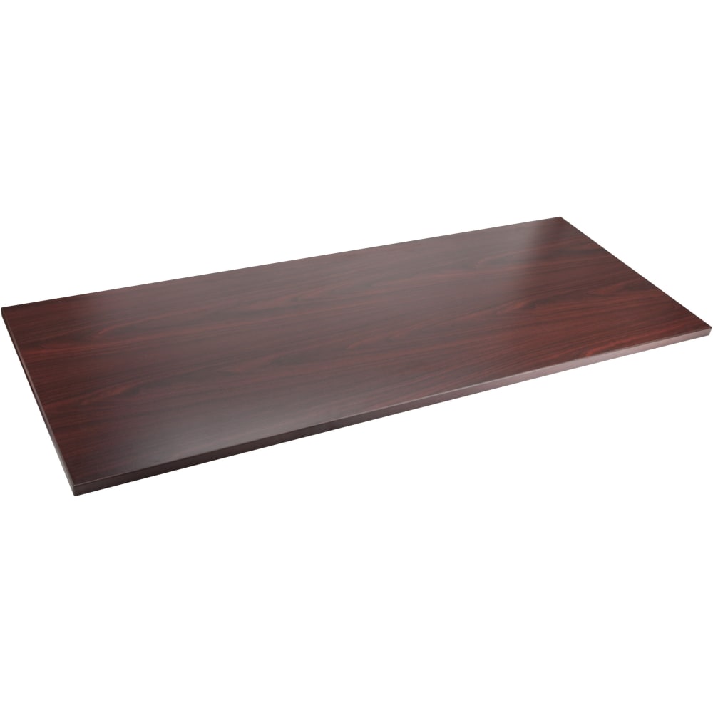 Lorell Laminate Table Top, 72inW x 30inD, Mahogany