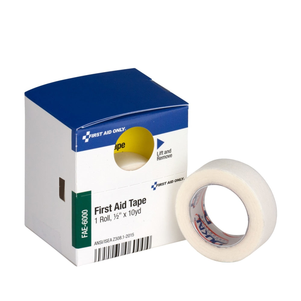 First Aid Only First Aid Tape, 1/2in x 10 Yards, White