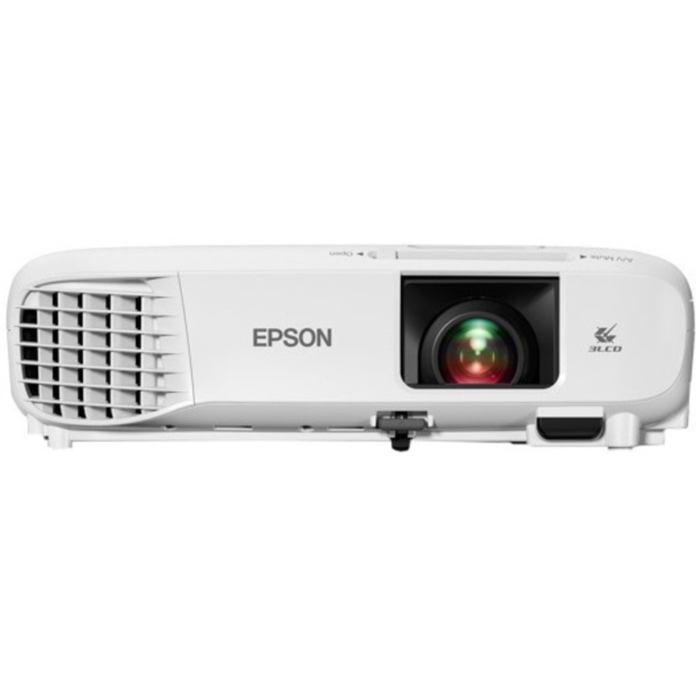 Epson PowerLite E20 LCD Projector - 4:3 - Ceiling Mountable - White - 1024 x 768 - Front, Ceiling, Rear - 6000 Hour Normal Mode - 12000 Hour Economy Mode - XGA - 15,000:1 - 3400 lm - HDMI - USB - Class Room