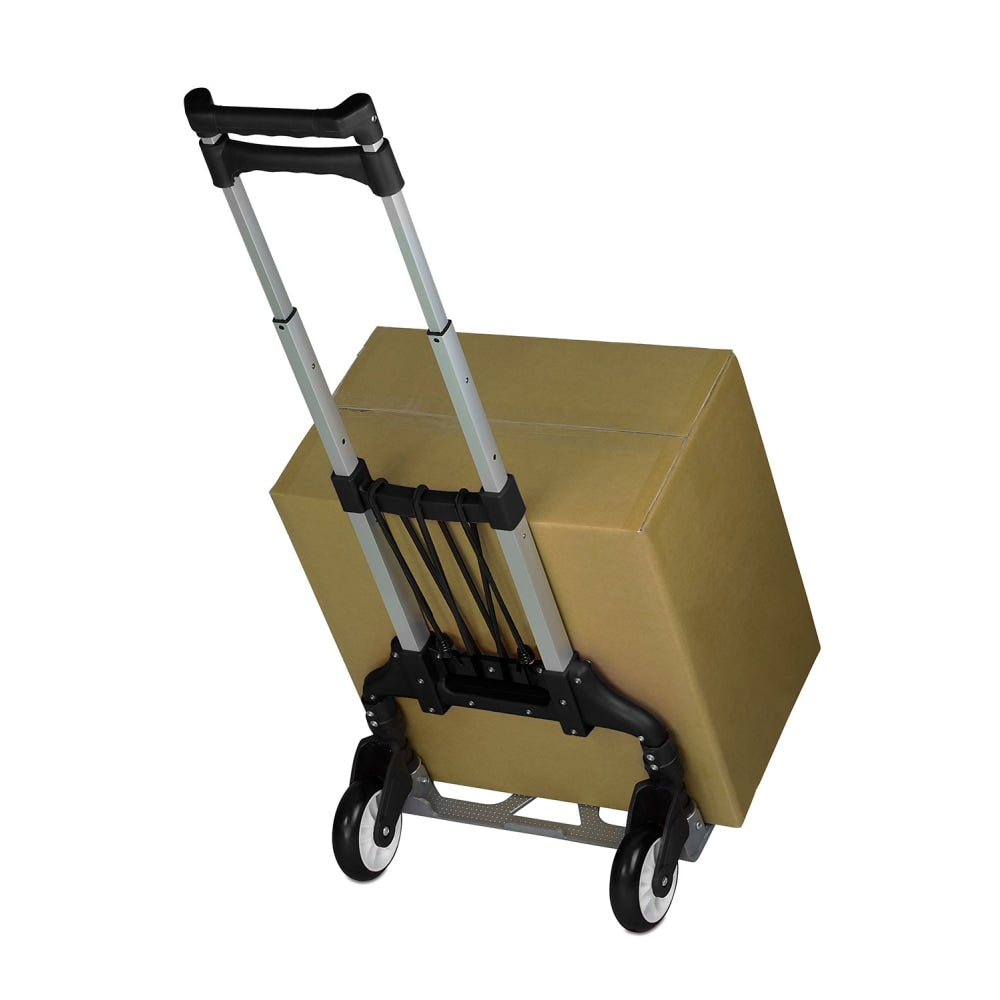 Mount-It! Folding Hand Truck And Dolly, 165 Lb Capacity