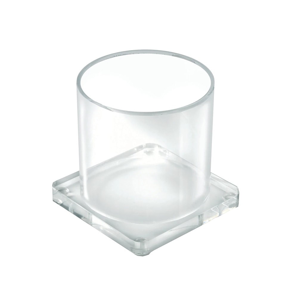 Azar Displays Acrylic Deluxe Single Cup Holder, 4-1/2inH x 4-3/8inW x 4-3/8inD, Clear