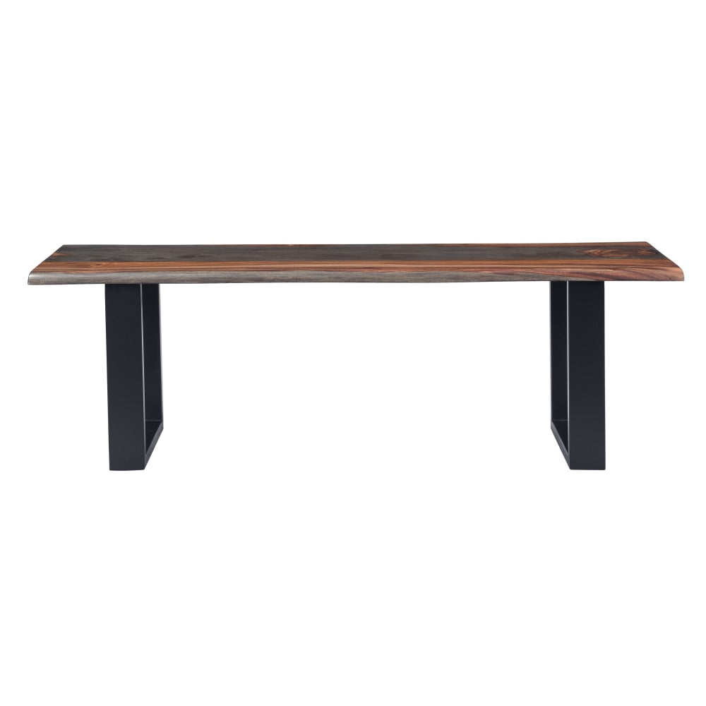 Coast to Coast Bergen Dining Bench, Sierra Brown/Black