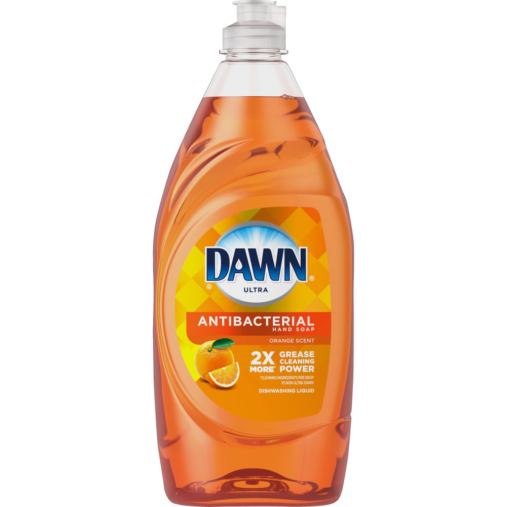 Dawn Ultra Antibacterial Dish Soap - 28 fl oz (0.9 quart) - Citrus Scent - 1 Each - Orange