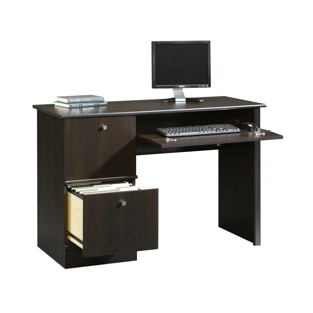 Sauder Select 46inW Computer Desk, Cinnamon Cherry