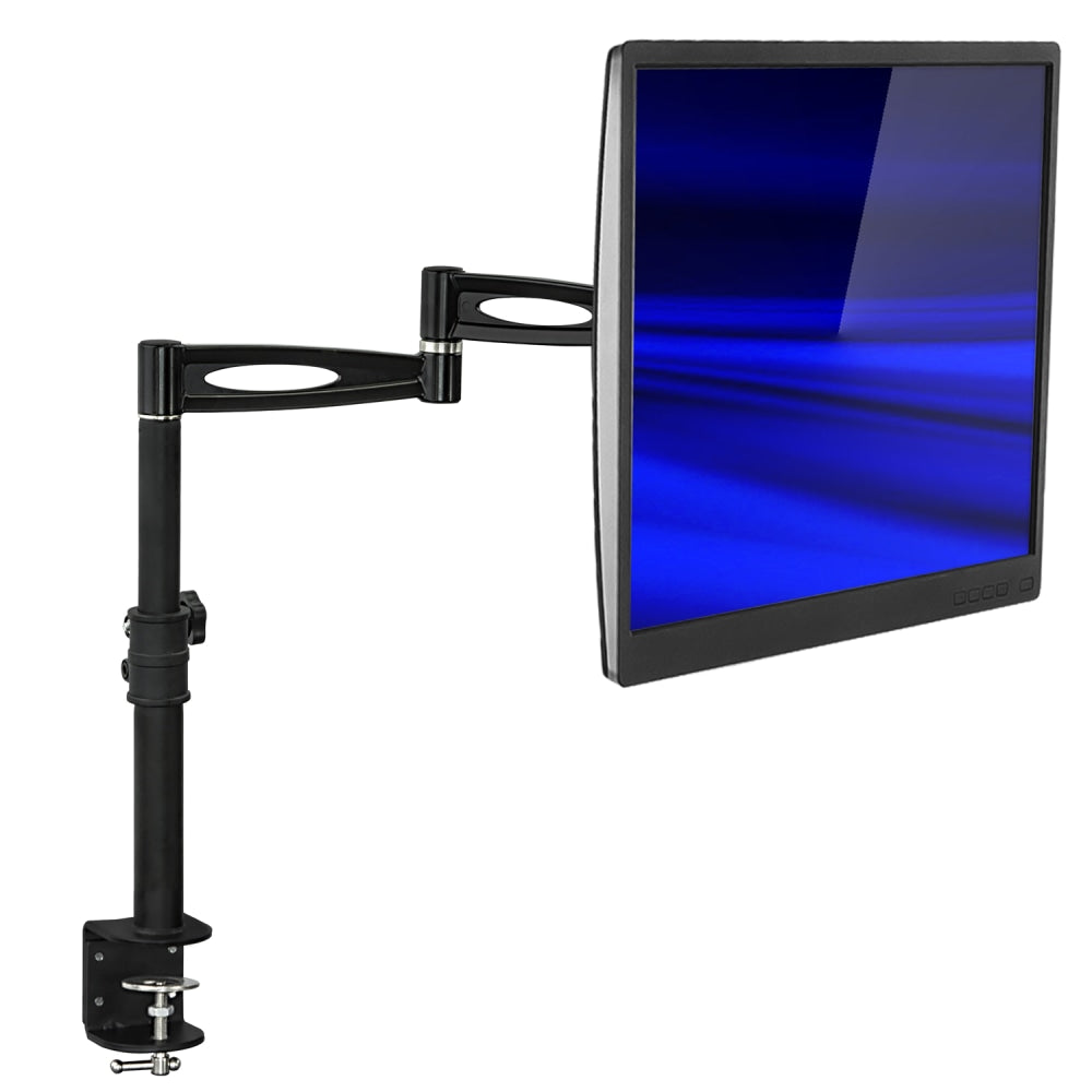 Mount-It! MI-705 Monitor Desk Mount For Up To 30in Monitors, 15inH x 10inW x 3inD, Black