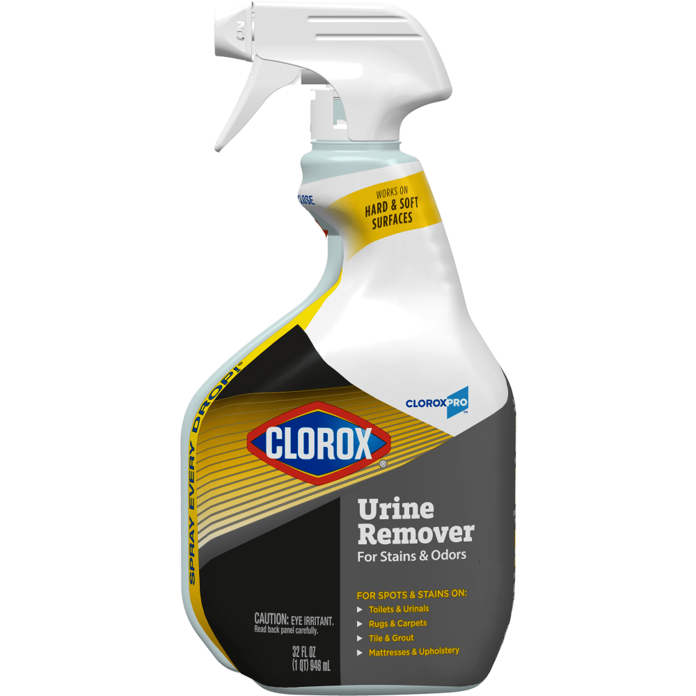 CloroxPro Clorox Urine Remover for Stains and Odors Spray, 32 Ounces Each (Pack of 9)