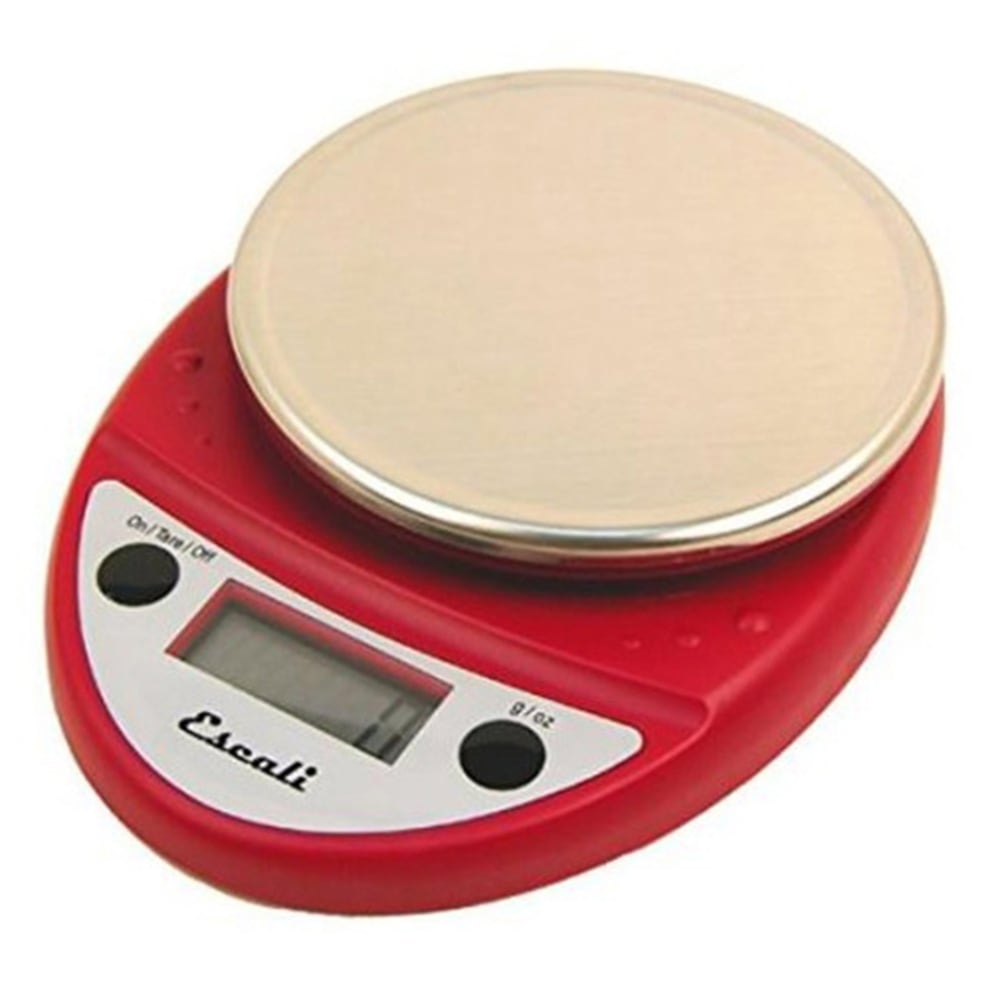 Escali Primo Digital Scale, 11 Lb, Red