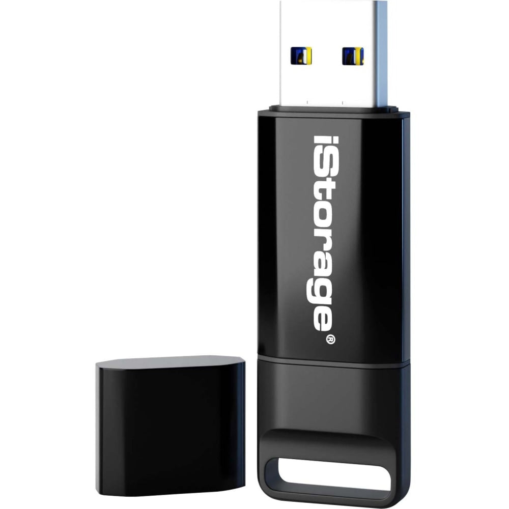 iStorage datAshur BT USB 3.2 128GB Encrypted Secure Flash Drive, Black