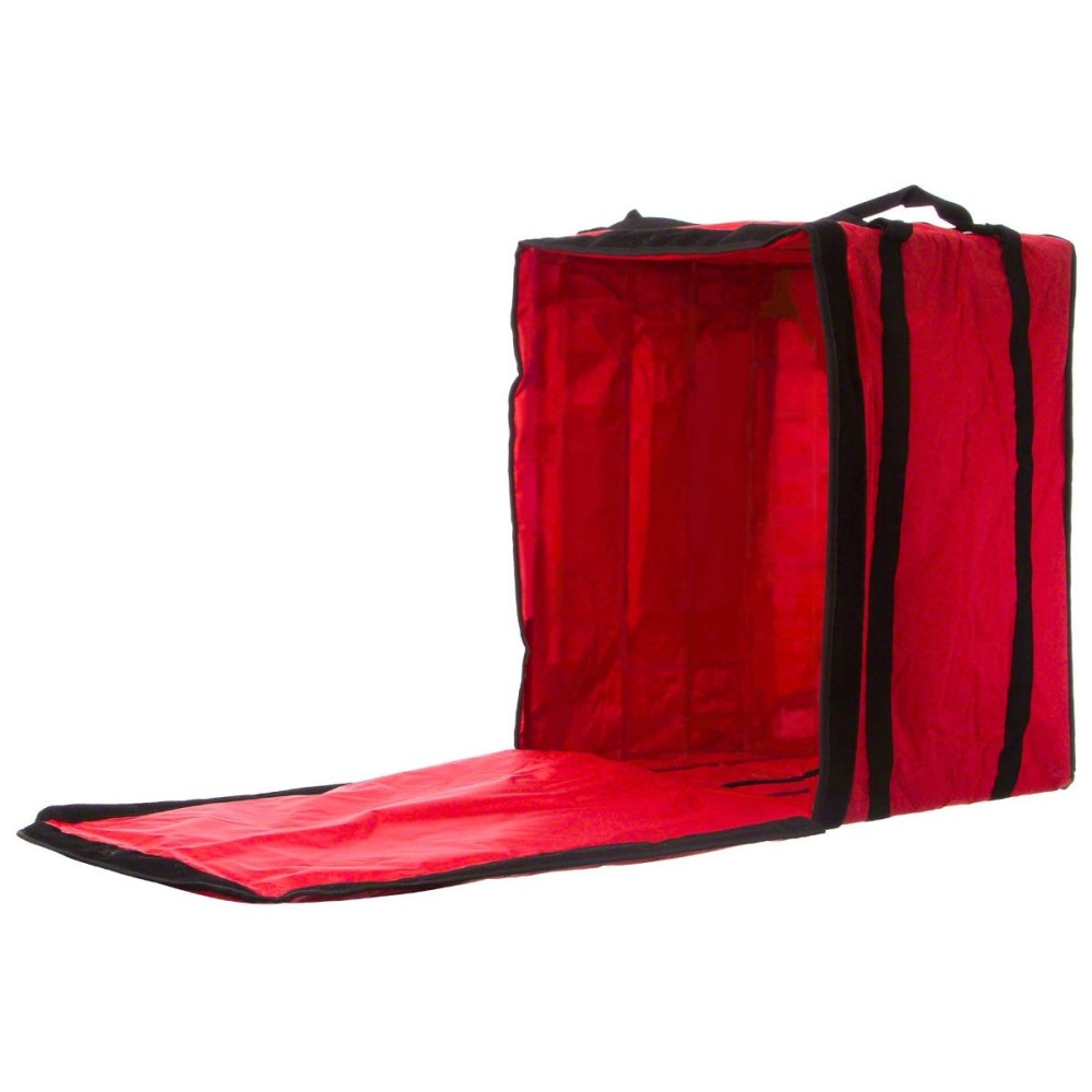 American Metalcraft Insulated Delivery Bag, 12in x 12in x 12in, Red