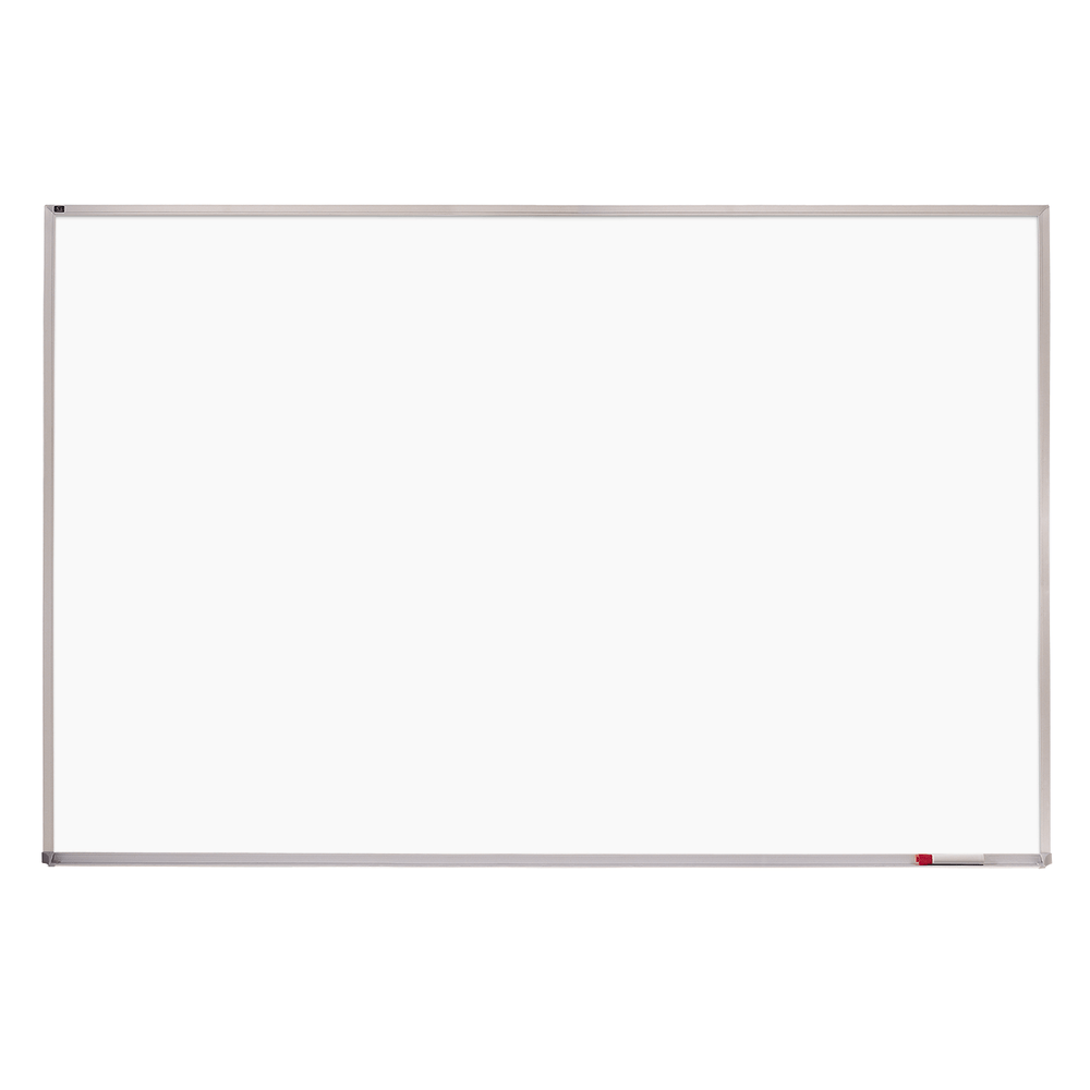 Quartet Porcelain Dry-Erase Whiteboard, 36in x 48in, Aluminum Frame With Silver Finish