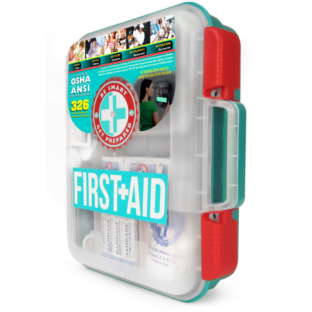 Be Smart Get Prepared Omar Medical Supplies First Aid Kit, 326 Pieces