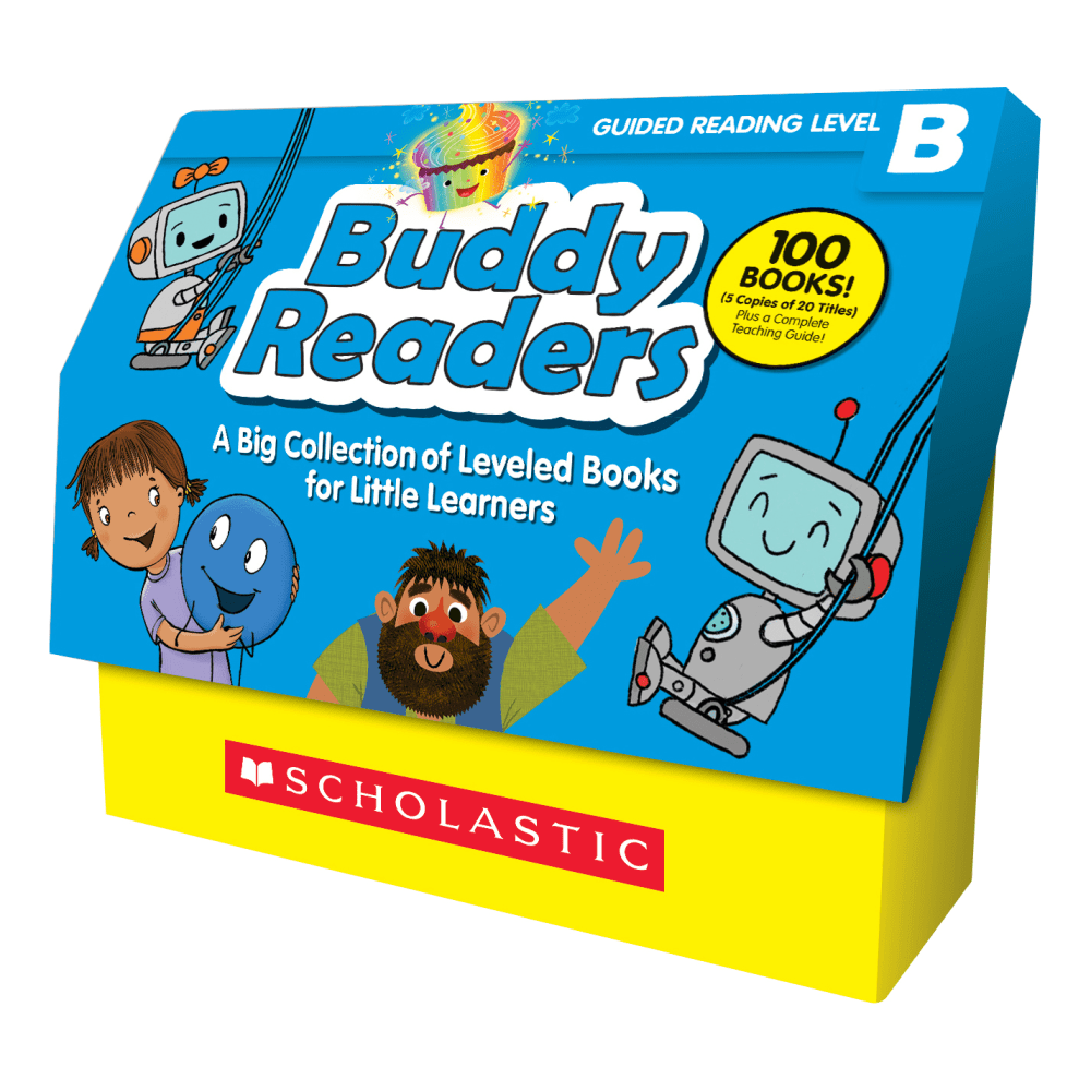 Scholastic Buddy Readers: Level B Class Set, Pre-K To 2nd Grade, Set Of 100 Books