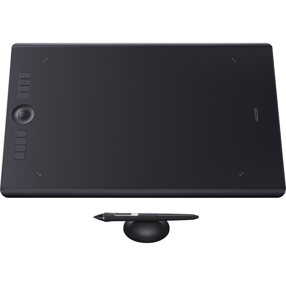 Wacom Intuos Pro Pen Tablet Large - Graphics Tablet - 12.24in x 8.50in - 5080 lpi - Touchscreen - Multi-touch Screen Wired/Wireless - Bluetooth/Wi-Fi - 8192 Pressure Level - Pen - PC, Mac - Black