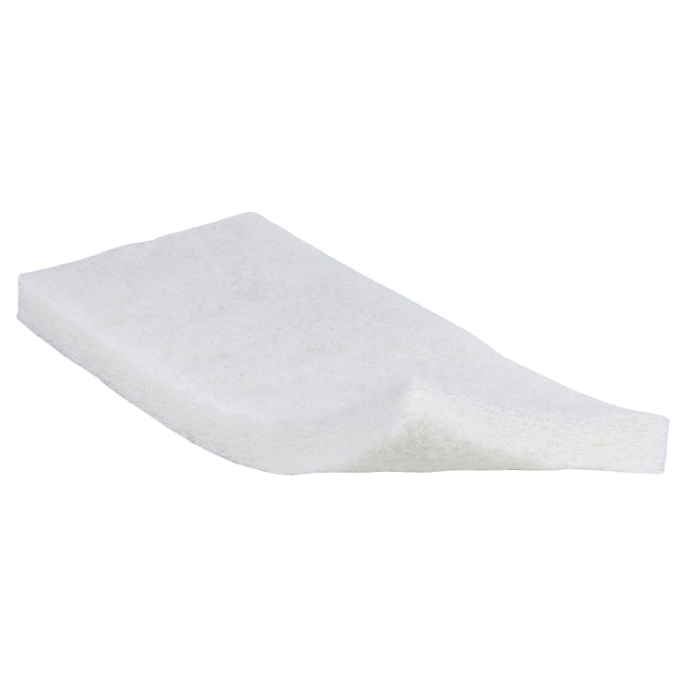 3M Doodlebug Cleaning Pads, 8440, 4 5/8in x 10in, White, Pack Of 5 Pads