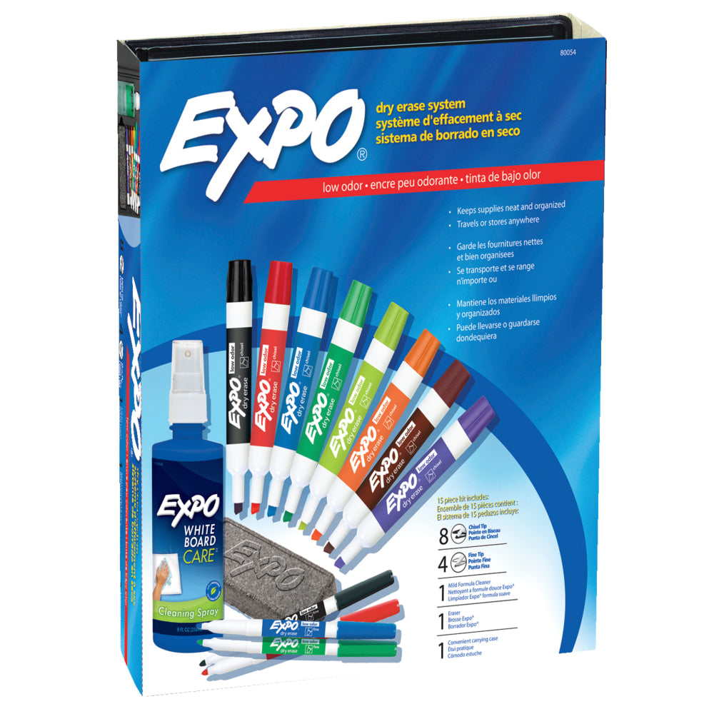 EXPO Low-Odor Dry-Erase Kit, Assorted Colors