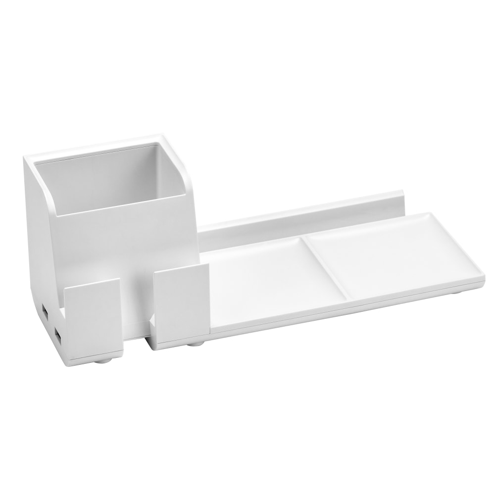 Bostitch Konnect Desk Organizer Power Base, White