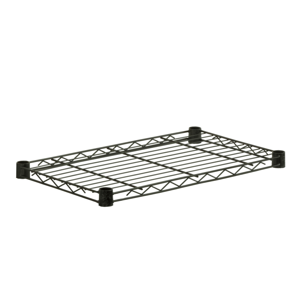 Honey-Can-Do Powder-Coat Steel Shelf, 350-Lb Capacity, 1inH x 14inW x 36inD, Black