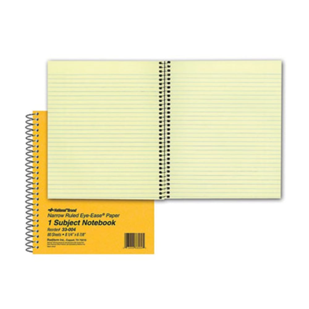 Rediform Brown Board Notebook, 6-7/8 x 8-1/4in, 1 Subject, 80 Sheets, Brown