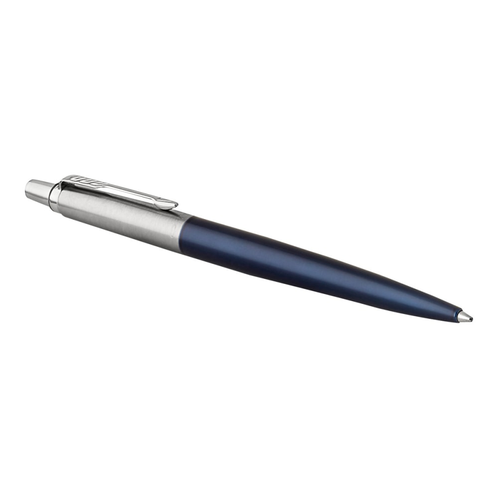 Parker Jotter Ballpoint Pen, Medium Point, Royal Blue Barrel, Blue Ink