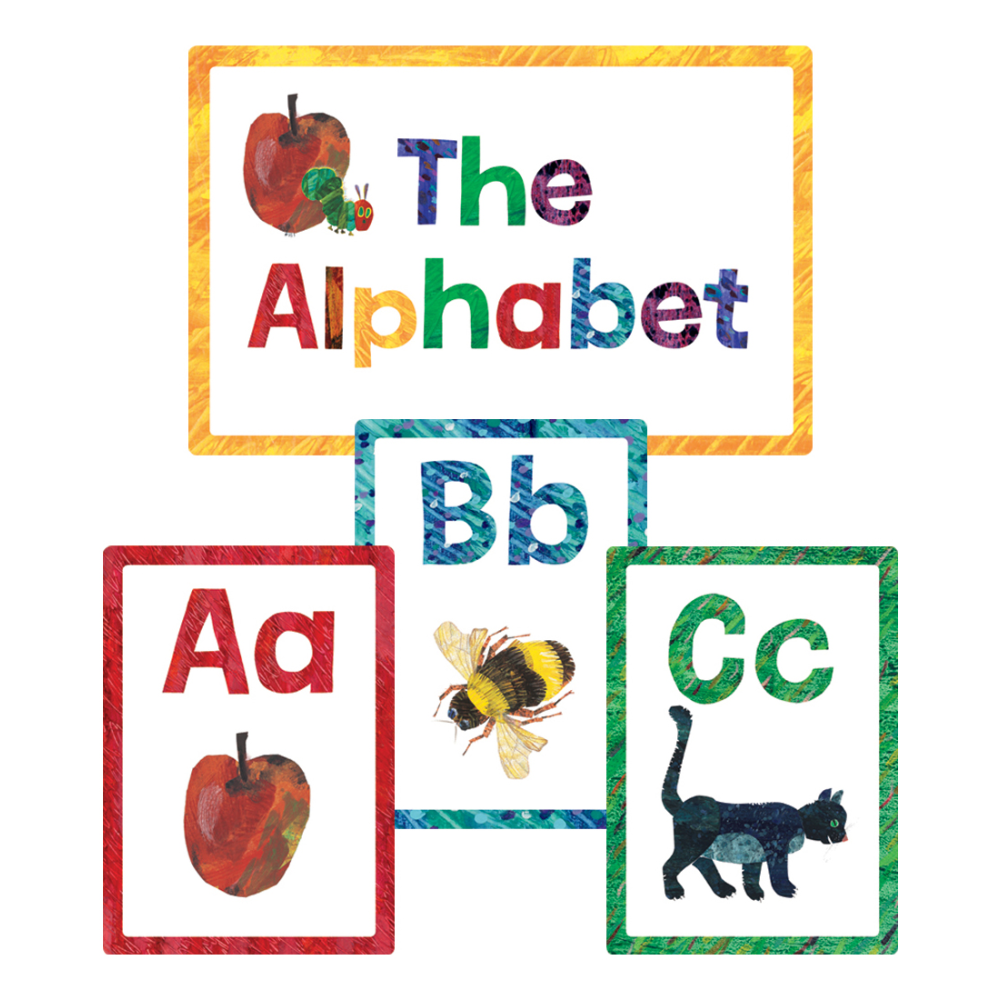 Carson-Dellosa World Of Eric Carle Alphabet Bulletin Board Set