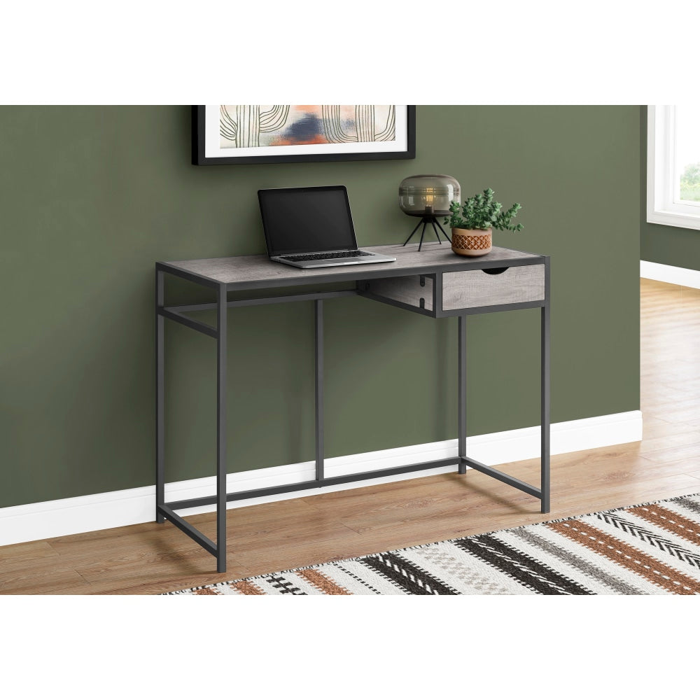 Monarch Specialties Riva 43inW Computer Desk, Gray, I 7217