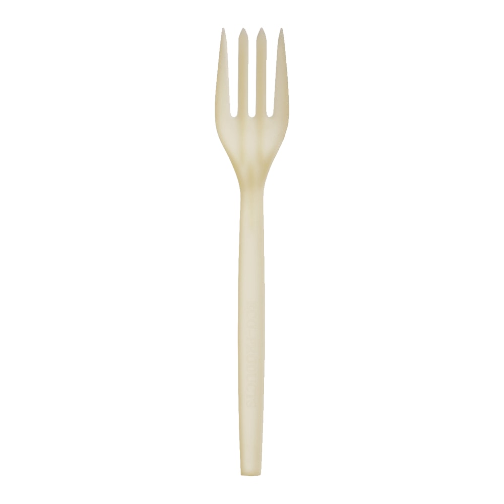 Eco-Products Plant Starch Forks, Cream, Pack Of 1,000