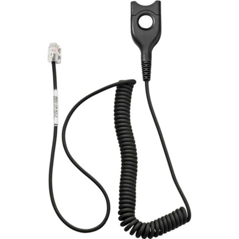 EPOS Standard bottom cable, ED to RJ9 - Easy Disconnect/RJ-9 Phone Cable for Phone - First End: Easy Disconnect - Second End: 1 x RJ-9 Phone - Male