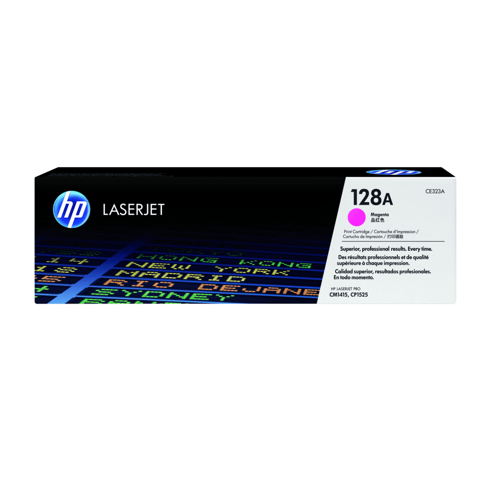 HP 128A Magenta Toner Cartridge, CE323A