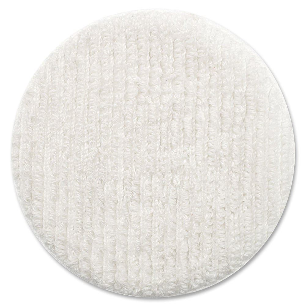 Oreck Floor Machine Terry Cloth Bonnet - 12in Diameter - 1Each x 12in Diameter - Terry Cloth - Warm White