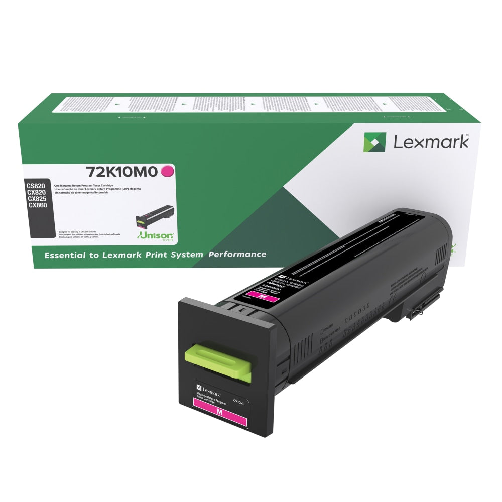 Lexmark 72K10M0 Magenta Return Program Toner Cartridge