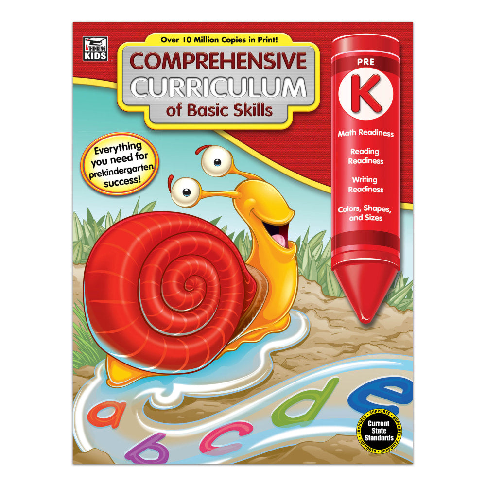 Thinking Kids Comprehensive Curriculum Of Basic Skills, Grade Pre-K