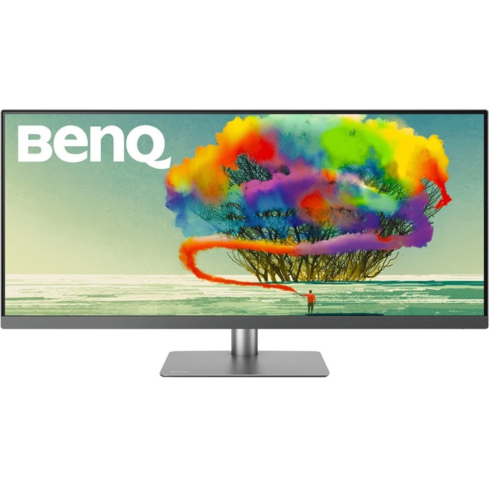 BenQ Designer 34in Class LCD Monitor - 21:9 - Dark Gray - 34in Viewable - In-plane Switching (IPS) Technology - LED Backlight - 3440 x 1440 - 1.07 Million Colors - 400 Nit - 5 msGTG - 60 Hz Refresh Rate - HDMI - DisplayPort