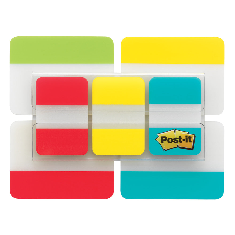 Post-it Notes Durable Filing Tabs, 1in And 2in Tabs, Pack Of 7 Pads