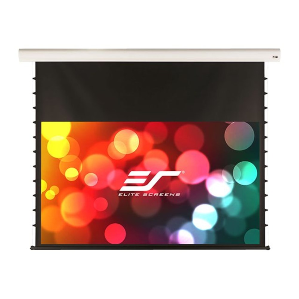 Elite Screens Starling Tension Series STT120XWH-E14 - Projection screen - ceiling mountable, wall mountable - motorized - 110 V - 120in (120.1 in) - 16:9 - MaxWhite FG - white