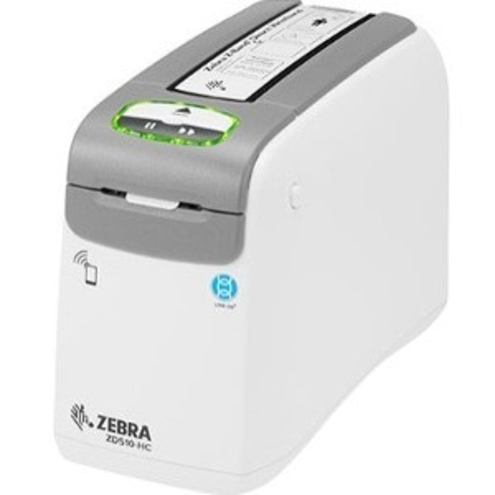 Zebra ZD510-HC Direct Thermal Printer - Monochrome - Portable - Wristband Print - USB - Bluetooth - 21.97in Print Length - 1.19in Print Width - 4.02 in/s Mono - 300 dpi