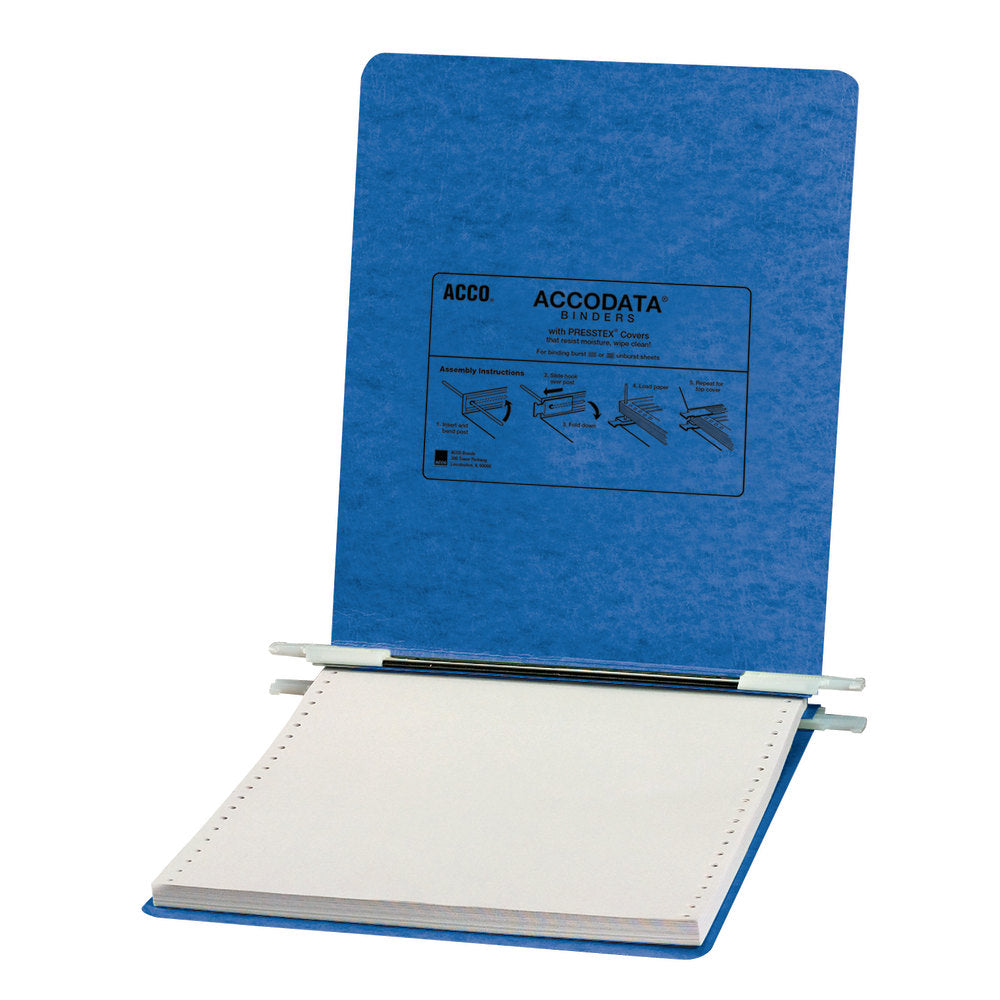 Wilson Jones Presstex Pressboard Data Binder, Dark Blue