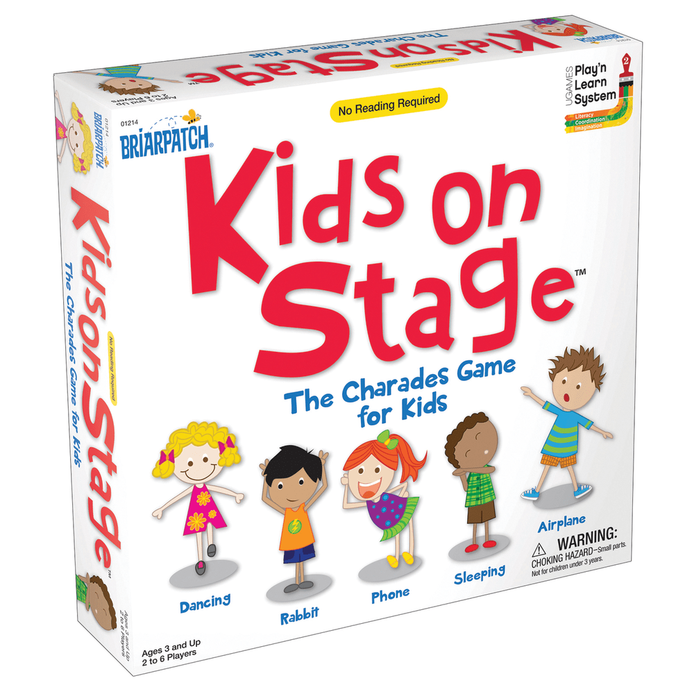 University Games Briarpatch Kids On Stage The Charades Game, Grades Pre-K-3