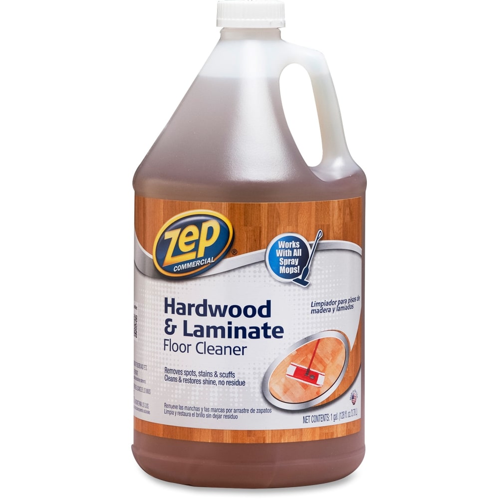 Zep Hardwood Floor Cleaner, 128 Oz Bottle