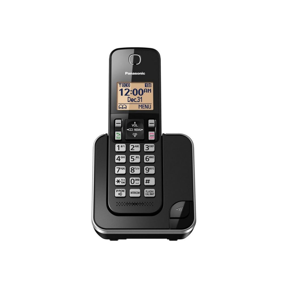 Panasonic DECT 6.0 Expandable Cordless Phone, 1 Handset, KX-TGC350B