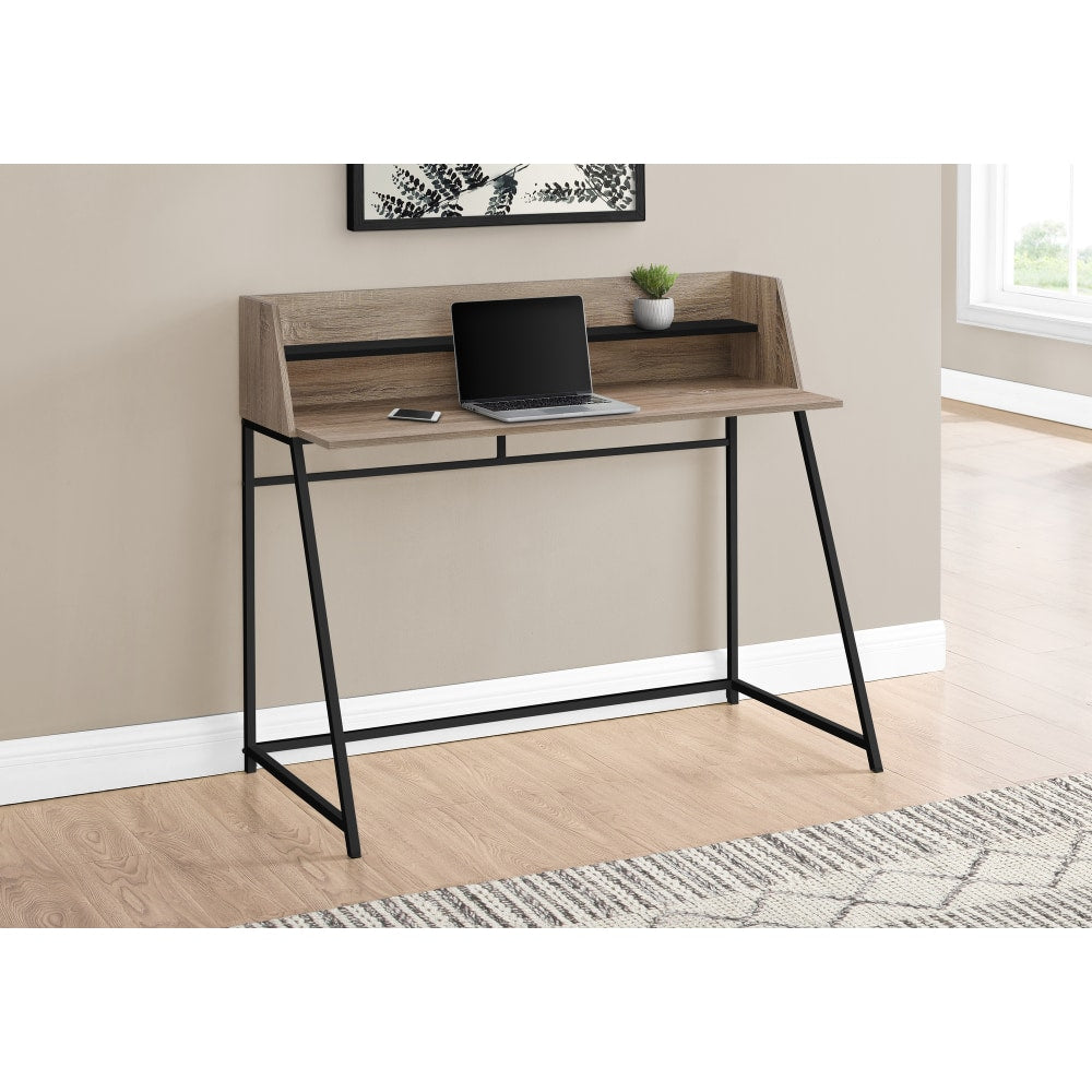 Monarch Specialties Mattie 48inW Computer Desk, Dark Taupe