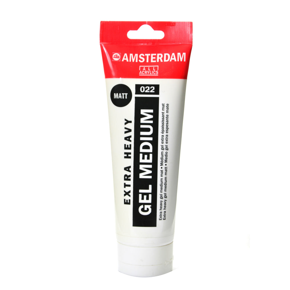 Amsterdam Acrylic Mediums, Extra-Heavy Gel, Matte, 250 mL, Pack Of 2