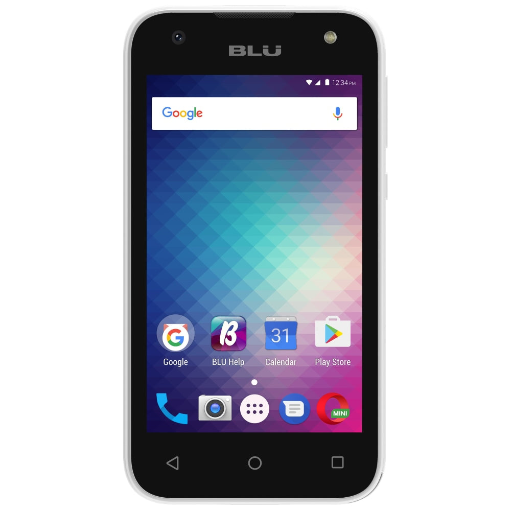 BLU Studio J1 S050Q Cell Phone, White, PBN201304