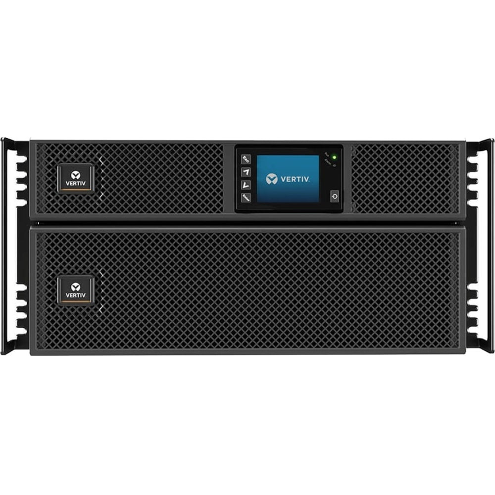 Vertiv Liebert GXT5 UPS - 6kVA/6kW/208 and 120V | Online Rack Tower Energy Star - Double Conversion| 4U| Built-in RDU101 Card| Color/Graphic LCD| 3-Year Warranty