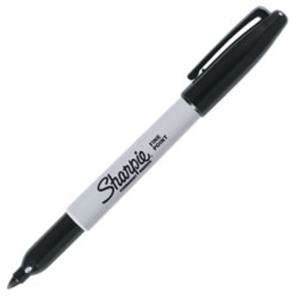 Sharpie Permanent Fine-Point Marker, Black