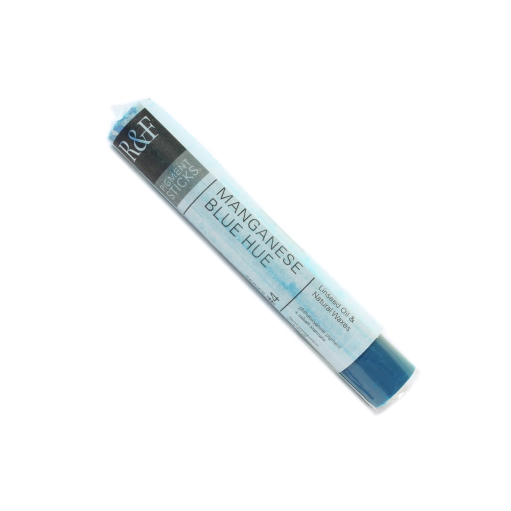 R & F Handmade Paints Pigment Sticks, 38 mL, Manganese Blue Hue, Pack Of 2