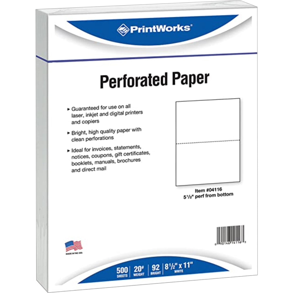 Paris Printworks Professional Specialty Paper, Letter Size (8 1/2in x 11in), 2500 Total Sheets, 92 (U.S.) Brightness, 20 Lb, White, 500 Sheets Per Ream, Case Of 5 Reams