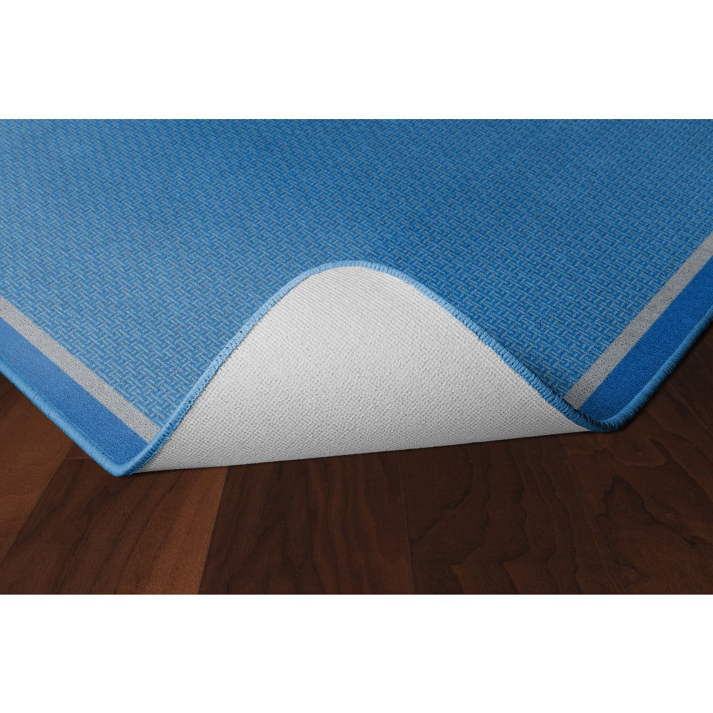 Flagship Carpets All Over Weave Area Rug, 7ft-1/2ft x 12ft, Blue